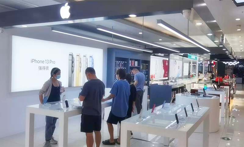 Apple水晶城店開業了